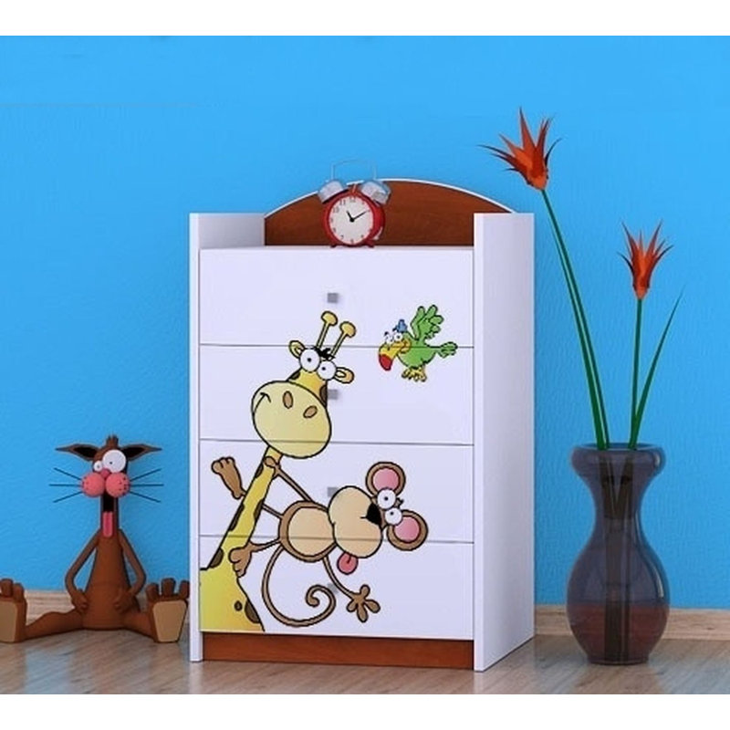 Nokes 4 Drawer Chest, Brown