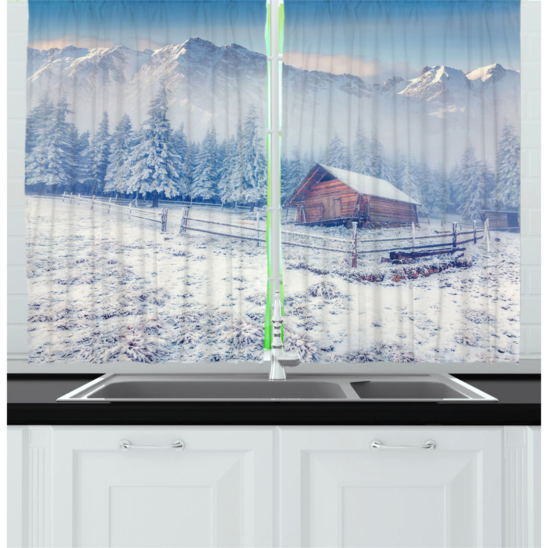 Pointed Kitchen Curtain