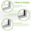 Plastic Box Frame in Grey