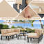 6 - Person Sectional Seating Group with Cushions-1118227291