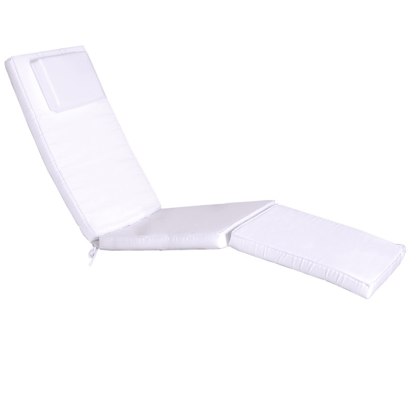 Coussin de chaise Java, Blanc royal