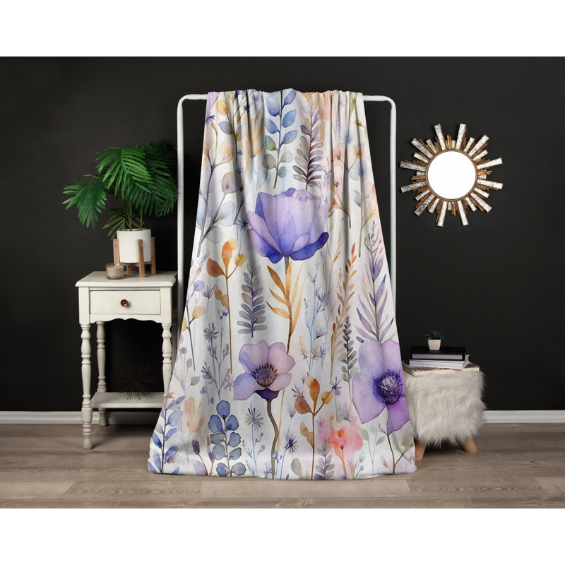 Throw Blanket, 50" W x 60" L