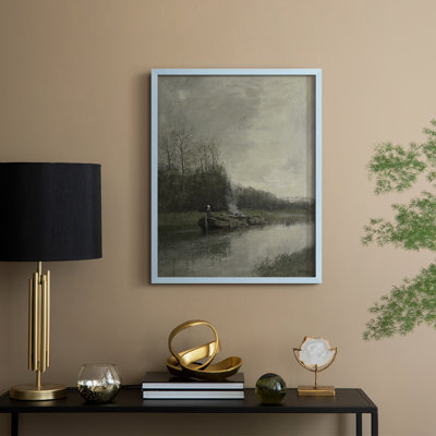Vintage Landscape CXXXIX Framed Print - Solid Wood