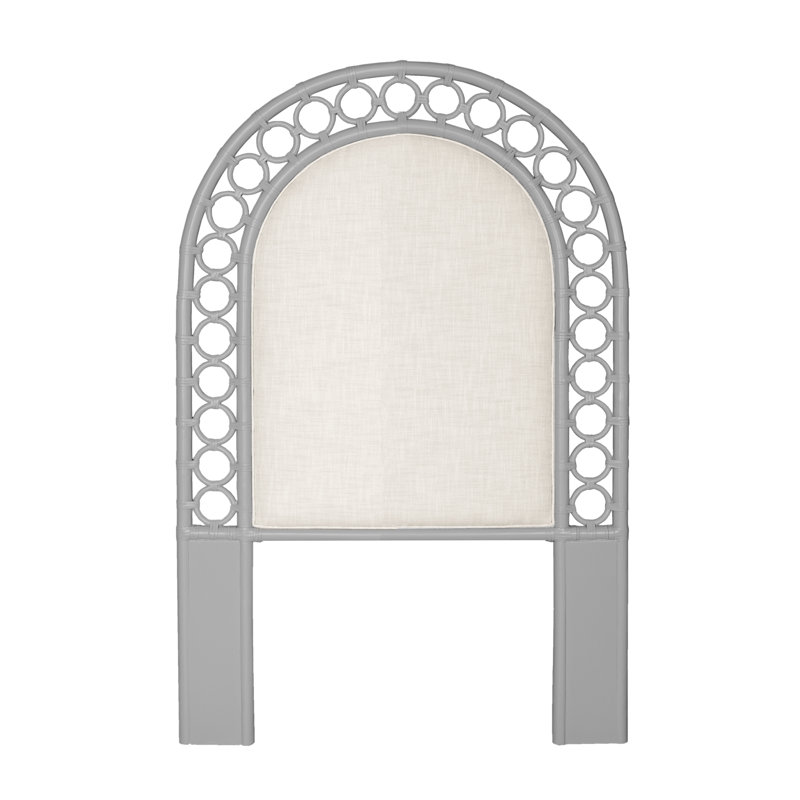 Solana Standard Bed, Twin Extra Long, Light Gray