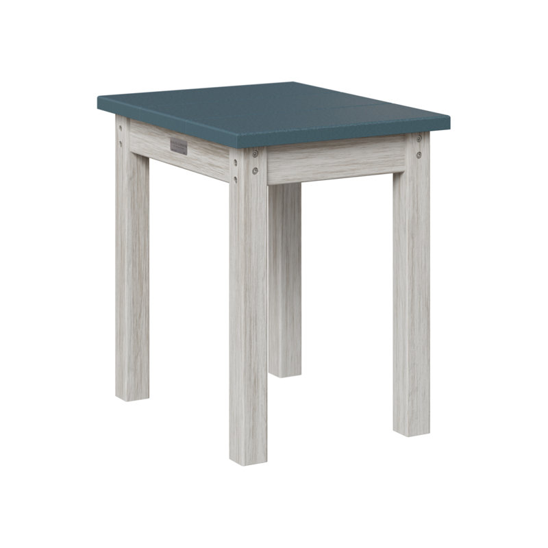 Berlin Gardens Economy End Table, Slate, Seashell
