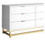 Commode 6 tiroirs pour chambre à coucher-107227758