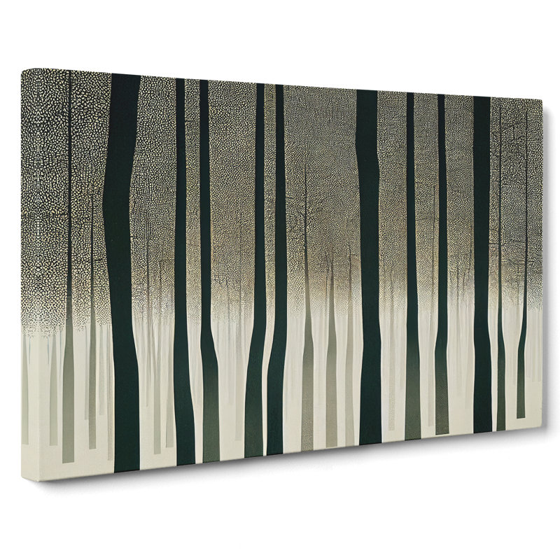Expressive Abstract Forest - Wrapped Canvas, 50cm H x 76cm W x 3cm D