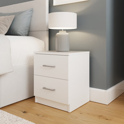 Bailey 35cm W Manufactured Wood Bedside Table