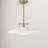 Chessa 1-Light Pendant in White-602801149-602801146