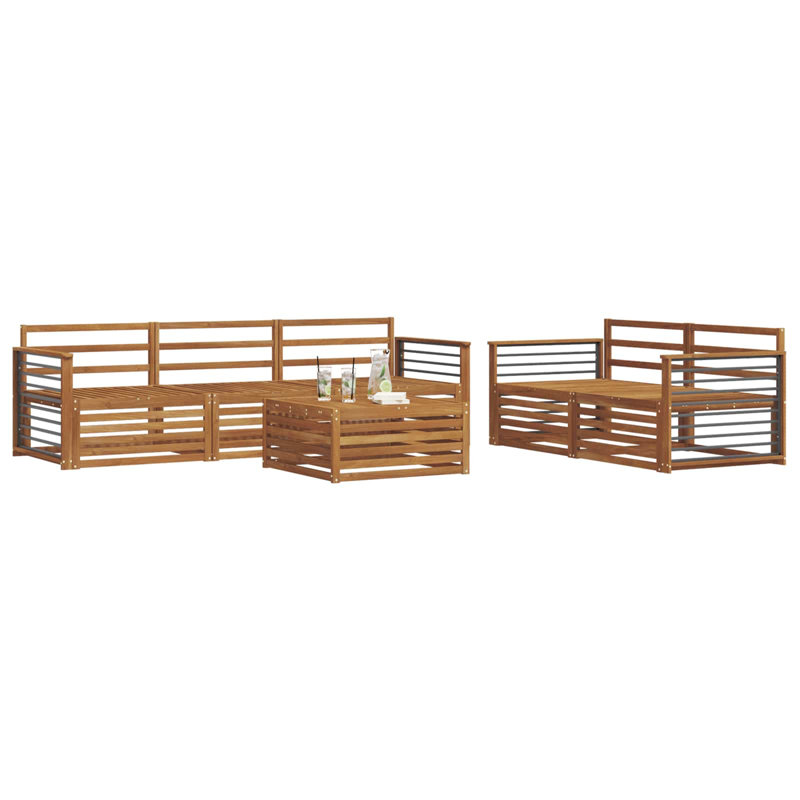 249.5cm Wide Patio Sectional Set