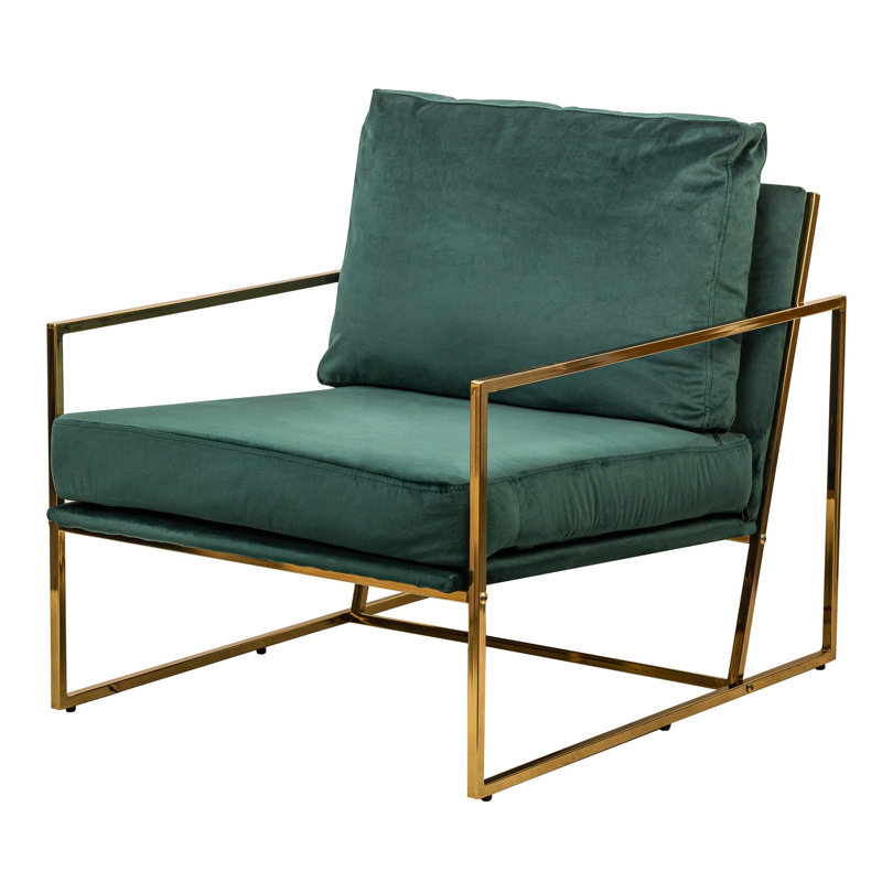 Méridienne Velda, Velours vert