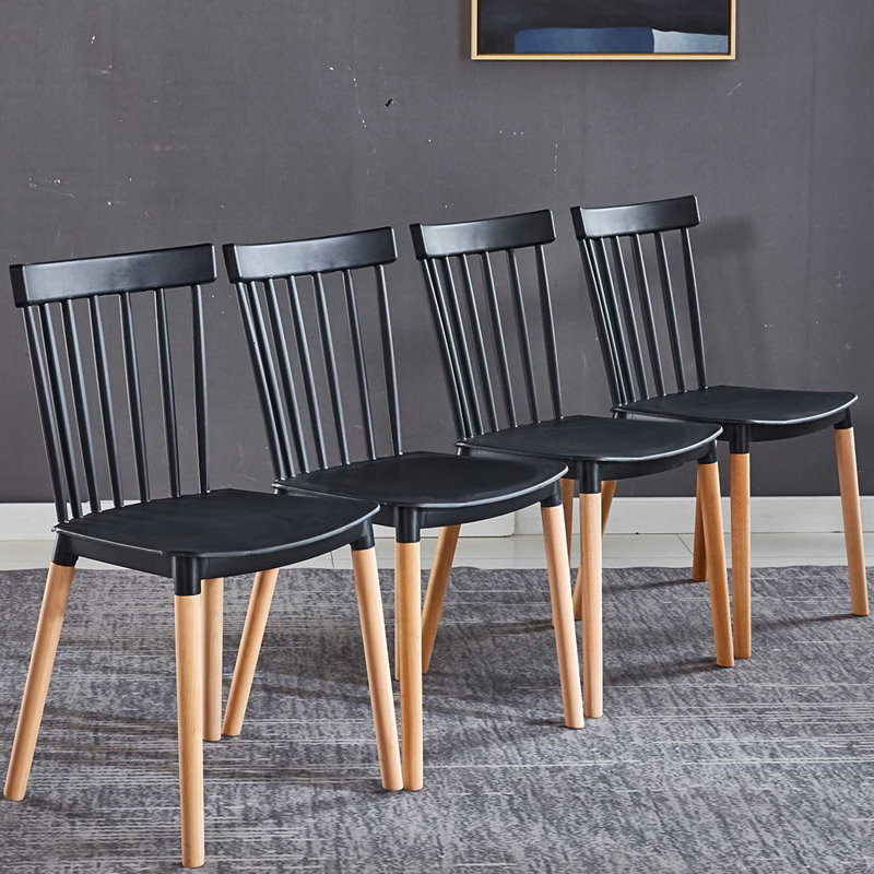 Chaise d'appoint Layia Windsor, Noir