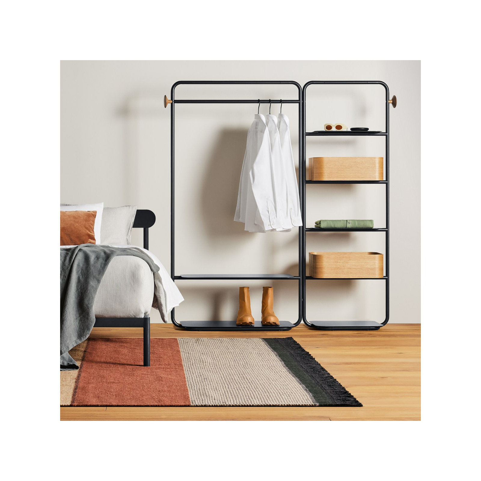 Garden Party Wardrobe Freestanding Clothing Racks, Oblivion