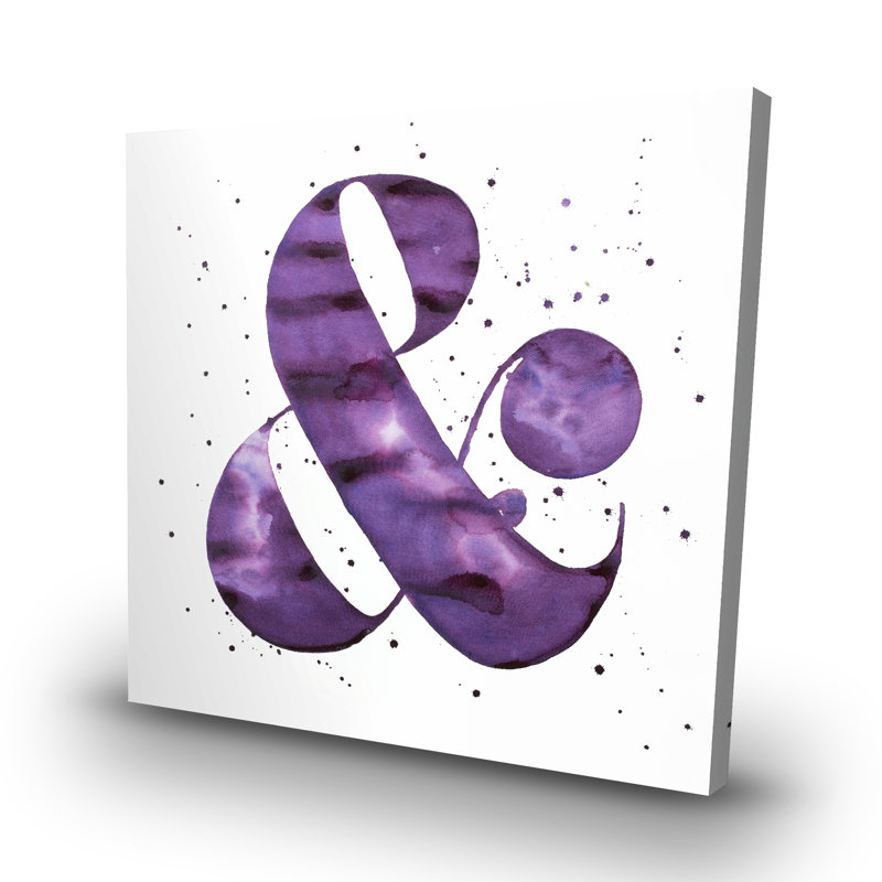 Ampersand - 32"x32" art on canvas