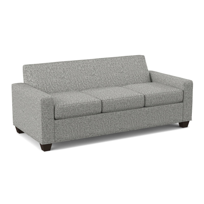 Avery 80" Square Arm Sofa with Reversible Cushions, Cafelle, Connelly Dove