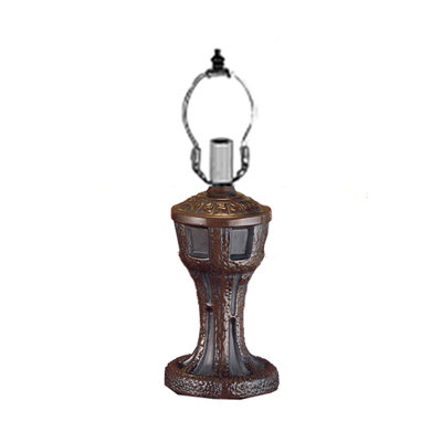 8.5" FAUXURN BASE/MINI SOCKET/6"HARP