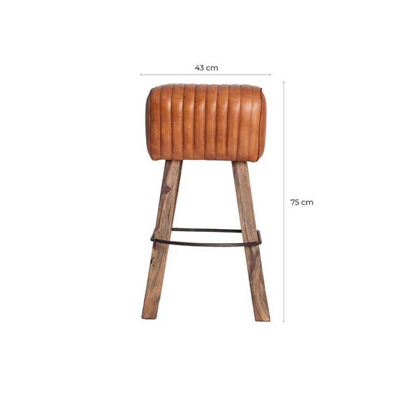 Almstock Upholstered Counter Stool