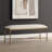 Everly Quinn Hiltner Gold Bench