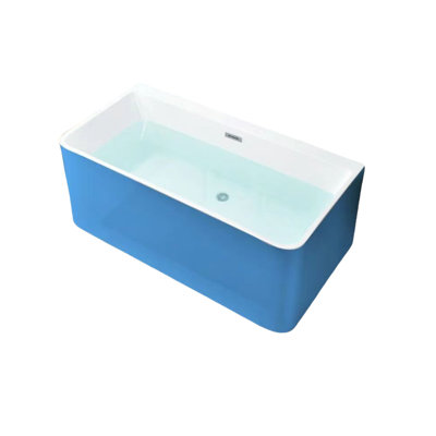 63 W 23.2 H Frameless Rectangle Tub & Shower Kit