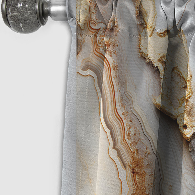 Rideau occultant Tinoco - Stone Geode - 1 panneau, L 52 po x L 90 po