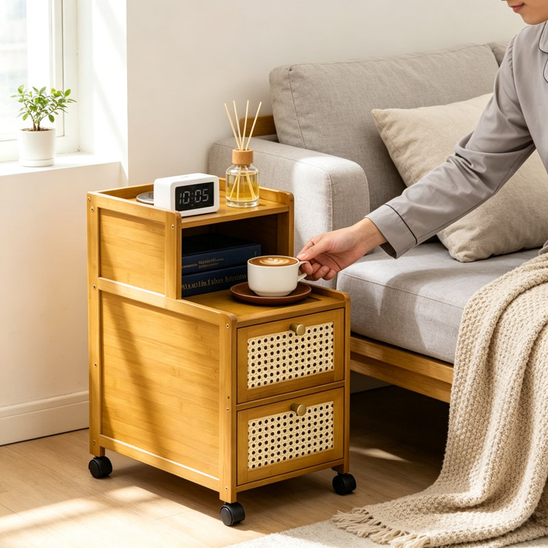 25 cm W Bedside Table