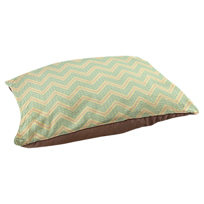 Coussin Chelan, Moyen (H 6,5 po x l 40 po x P 30 po), Jaune / rose