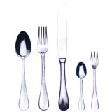 Caccia Flatware Set with Cake Forks - 30 Pieces - Ice