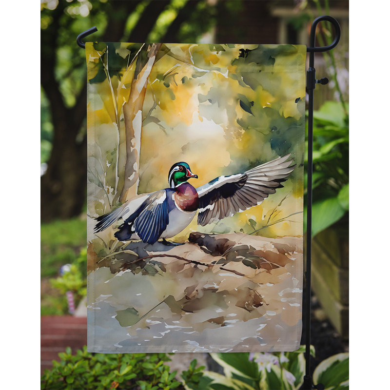 Drapeau de jardin Wood Duck_DAC3283