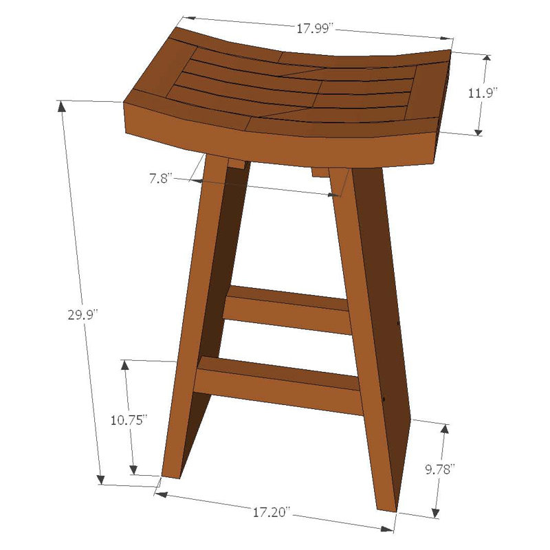 Asiana Teak Shower Seat
