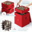 Boîte de rangement ornement de Noël avec séparateurs réglables-447599726-447349706