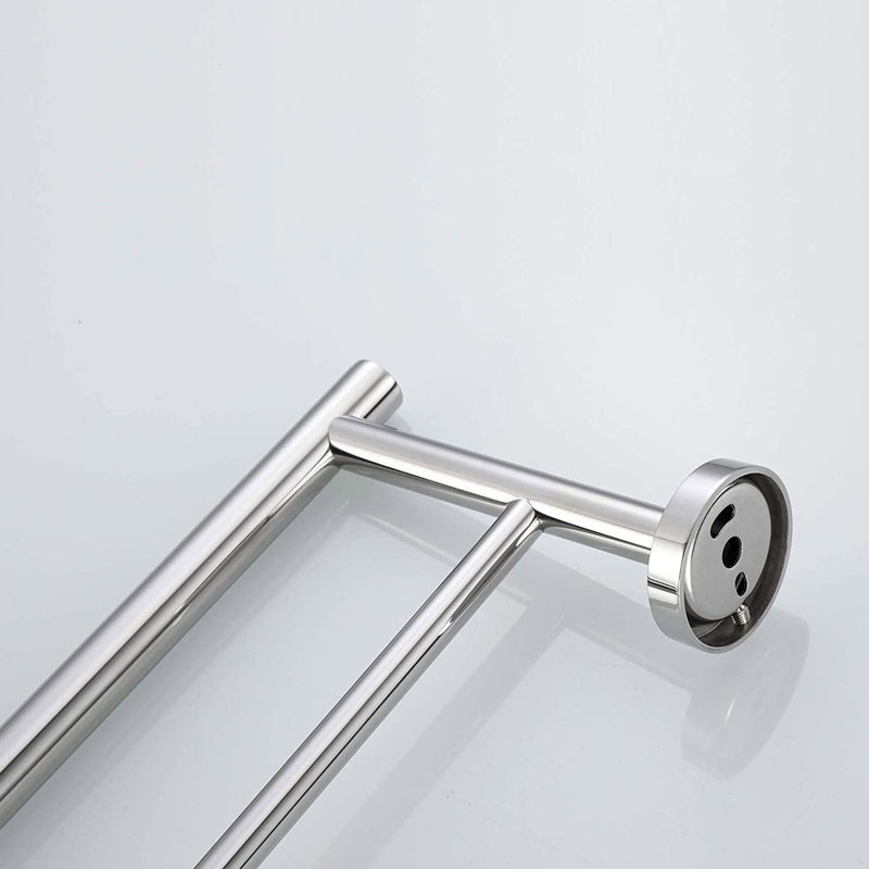 Ensemble de 5 supports à serviettes pour salle de bain, Acier Inoxydable