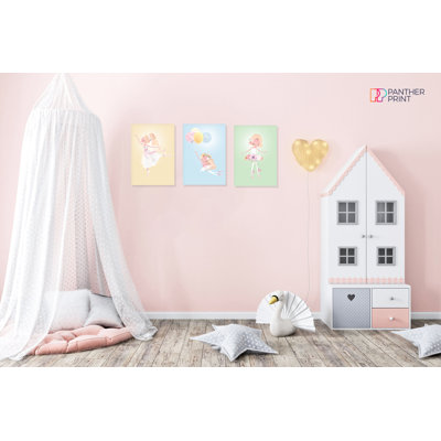 Ballerina - 3 Piece No Frame Print Set