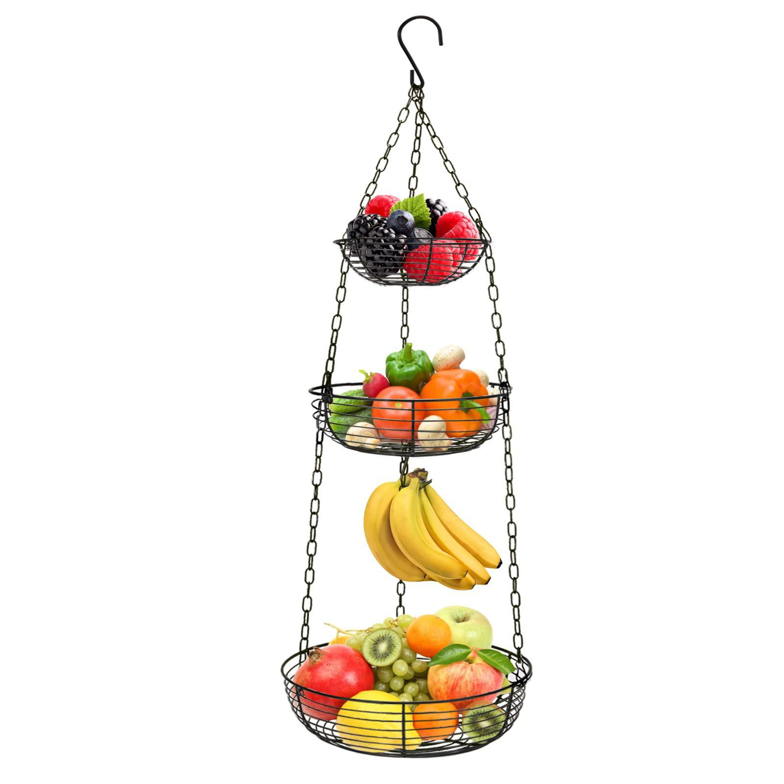 Rebrilliant Metal Hanging Fruit Basket Wayfair