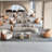 Light Luxury Simple Sofa Coffee Table Combination-102334713