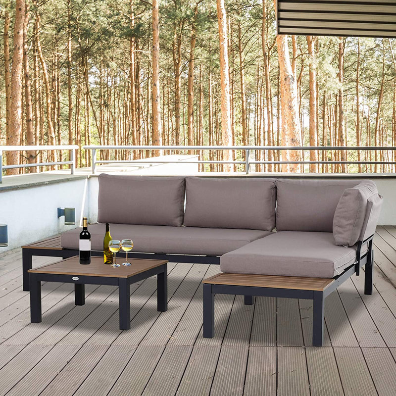 Maddox 3 - Person Seating Group with Cushions
