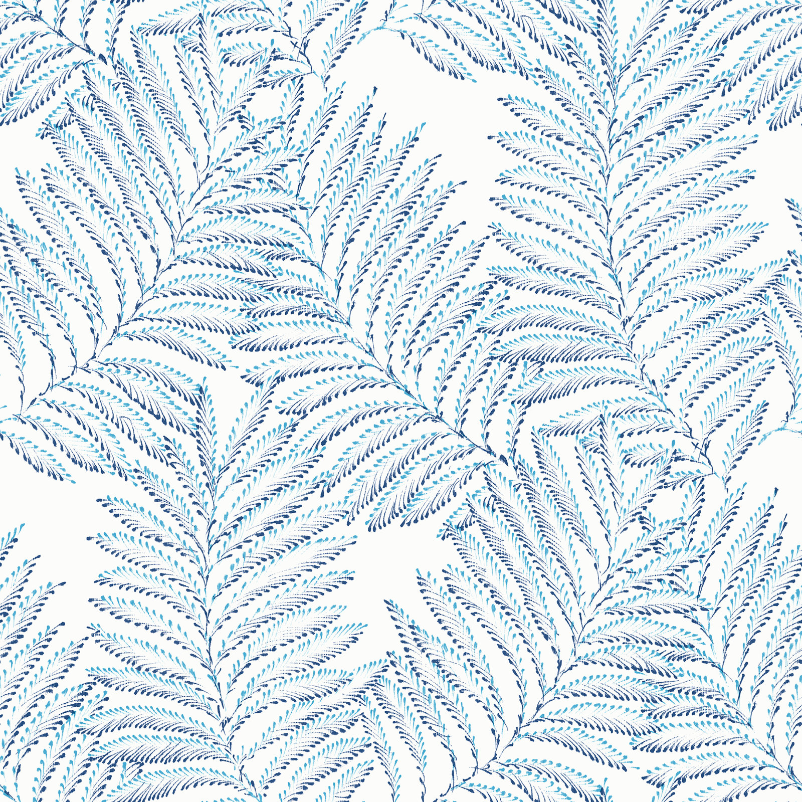 Palmina Modern Floral Wallpaper, Blue