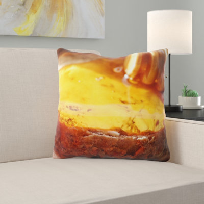 Honey Throw Pillow
