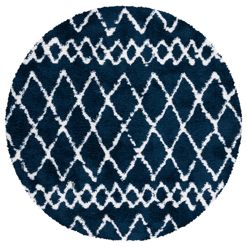 Triplett Performance Geometric Rug, Round 6'7"