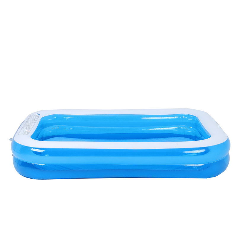 Alando Plastic Rectangle Inflatable Pool H x W x L, 50cm H x 305cm W x 183cm D