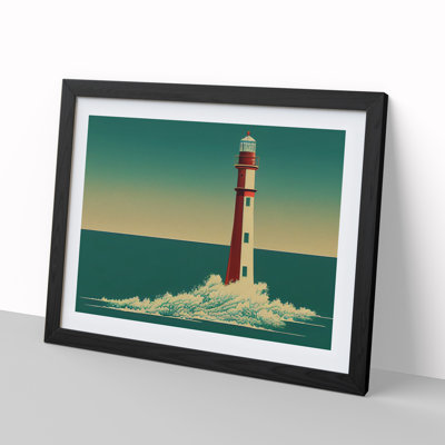 Art Deco Lighthouse Vol.2 - Single Picture Frame Print