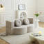 Upholstered 29.79 " Linen Blend Sofa
