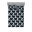 Noir, blanc, bleu doux / floral