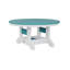 Berlin Gardens Garden Classic Regular Top With White Base Round Counter Height Table-936500520-929274359