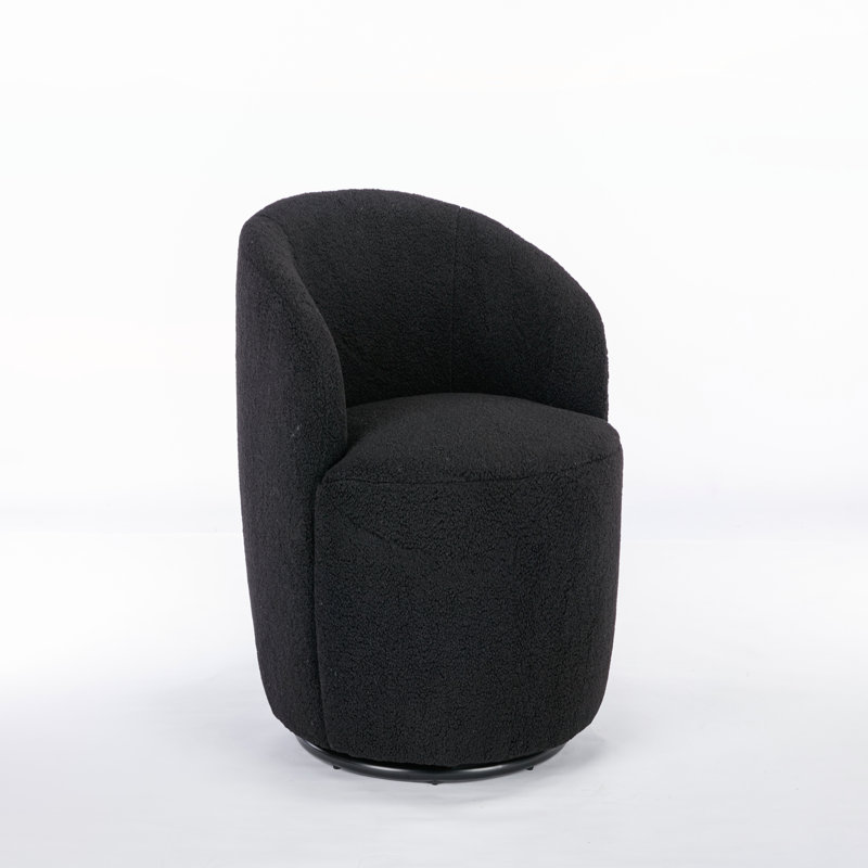 Accent Chairs, Black Teddy