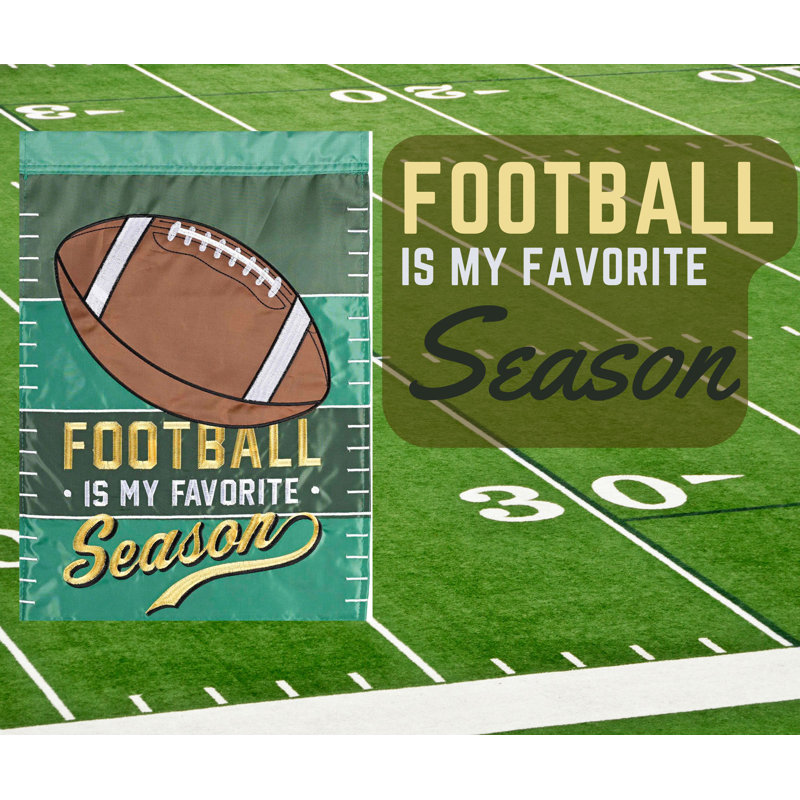 Garden Flag Football My Favorite Season