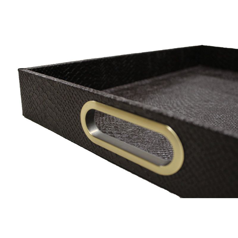 Kayden Leather / Faux Leather Tray