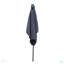 Parasol imperméable d'extérieur 6 x 9 pi avec manivelle et bouton poussoir inclinable sans rabat pour le jardin-1279919331