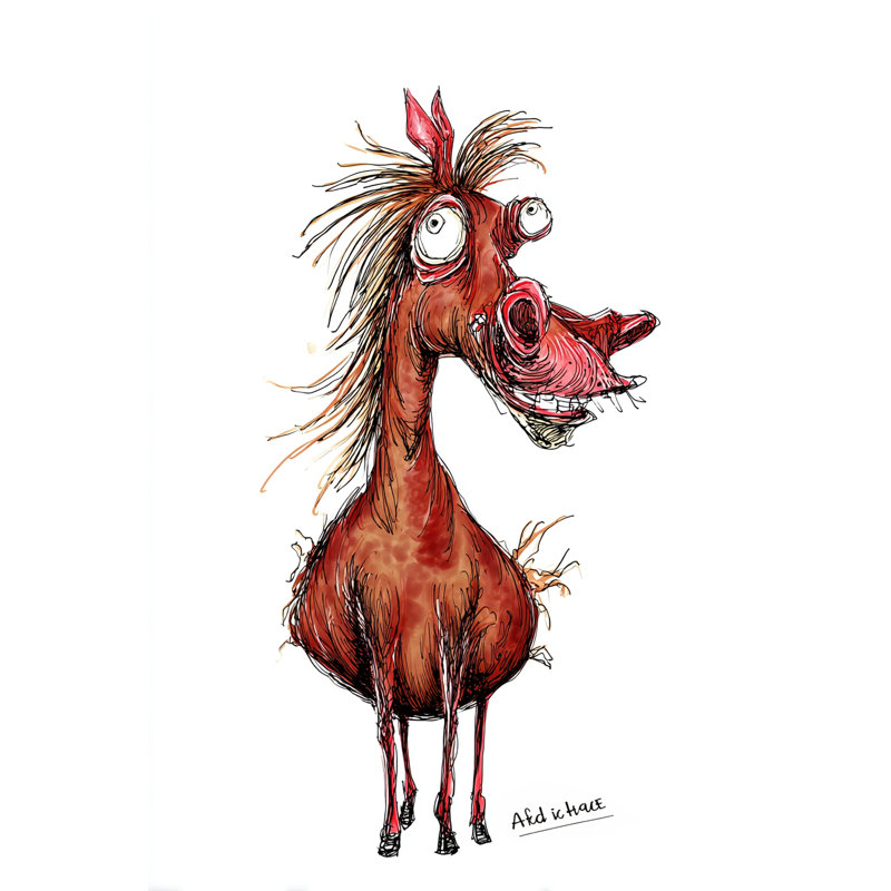 Art mural sur toile Whimsy Colt, L 24 po x H 36 po x P 1,5 po