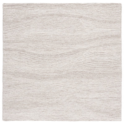 Tapis en laine et coton touffeté à la main Aldwell