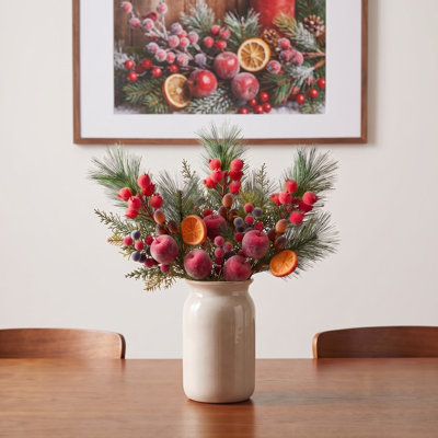 16" Beaded Fruit Pick 
